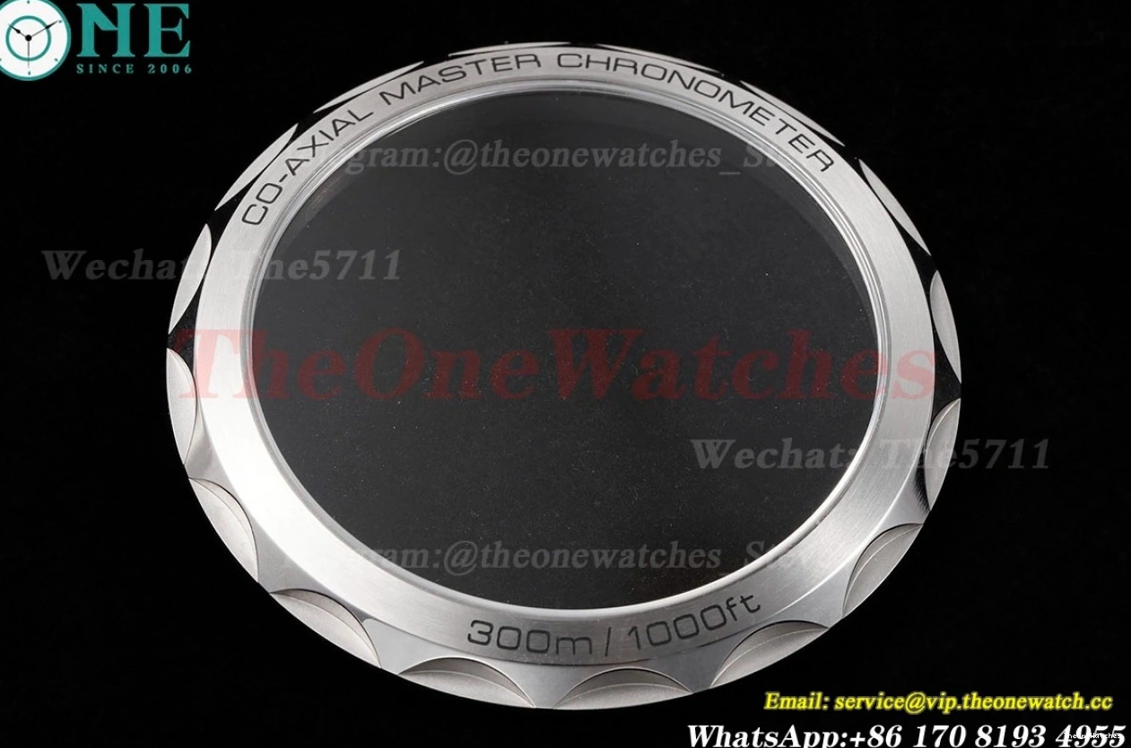 SS A8912 41mm SS 300m Date Dial No Seamaster Black VSF 1228